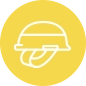 Graphic of a safety helmet